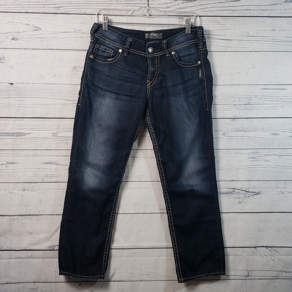Silver Suki Capri jeans